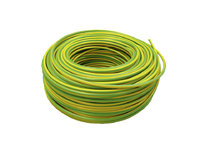 Cable Eléctrico Flexible 10 mm (100 metros) Tierra (Color: verde-amarillo) HV07V-K