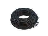 Câble électrique flexible 120 mm (1 mètre) Couleur: Noir HV07V-K