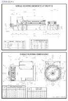 Alternateur Mecc Alte ECP28-2L/4 triphasé 26,5 KVA LTP / 25 KVA PRP 1500 rpm 50 Hz avec AVR