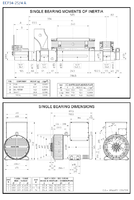 Alternador Mecc Alte ECP34-2S/4 trifásico 116 KVA LTP / 105 KVA PRP 1500 rpm 50 Hz con AVR