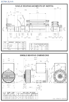 Alternador Mecc Alte ECP34-2L/4 trifásico 164 KVA LTP / 150 KVA PRP 1500 rpm 50 Hz con AVR