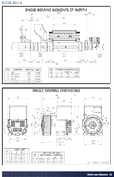 Alternador Mecc Alte ECO38-3S trifásico 250 KVA LTP / 225 KVA PRP 1500 rpm 50 Hz con AVR