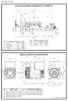 Alternator Mecc Alte ECO40-1S  Three-phase 437 KVA LTP / 400 KVA PRP 1500 rpm 50 Hz with AVR