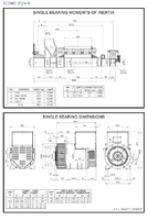 Alternador Mecc Alte ECO40-3S trifásico 546 KVA LTP / 500 KVA PRP 1500 rpm 50 Hz con AVR