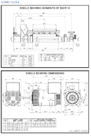 Alternador Mecc Alte ECO40-1.5L trifásico 670 KVA LTP / 620 KVA PRP 1500 rpm 50 Hz con AVR