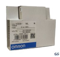 Relé Temporizador 0.1 s, 120 h 24-230VAC 24-48VDC, Omron H3DS-ML