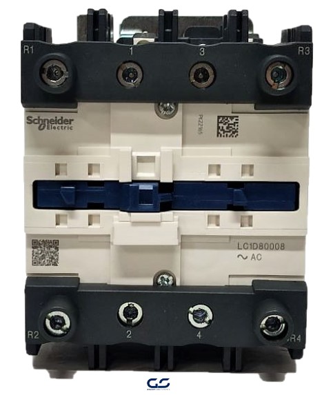 Contactor Ac-1 Schneider Electric LC1D40008E7 Tesys D Bobina 48 V Ca 50/60 Hz 4P 2Na + 2Nc 440 V 60 A 