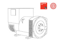 Alternator Stamford HCI444C, 4P, 3F, Brushless, AVR, 1500/1800RPM, 50/60 Hz, 250/315 KVA