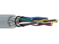 Cable RS485 BELDEN 9842, 2 Pares, 24 AWG (1 metro) Color: Gris