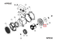 Ventilador de Alternador Mecc Alte NPE32-L4C