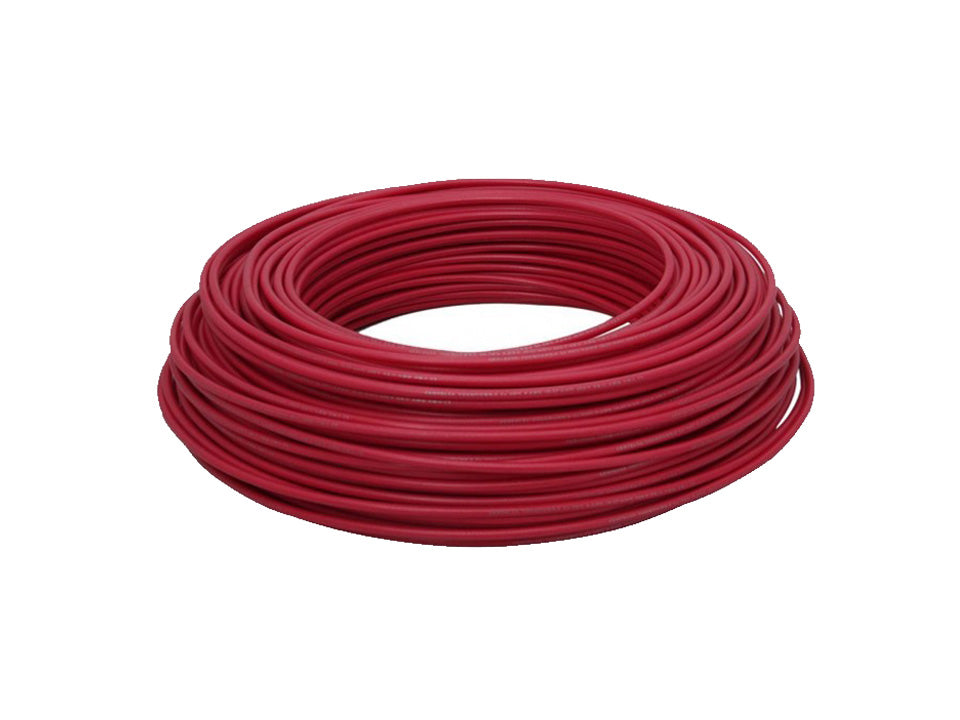 Cable De Batería Flexible Rojo De 70 Mm² Y 1 Metro, 485 Amperios, Con Aislamiento PVC, Para Automóviles