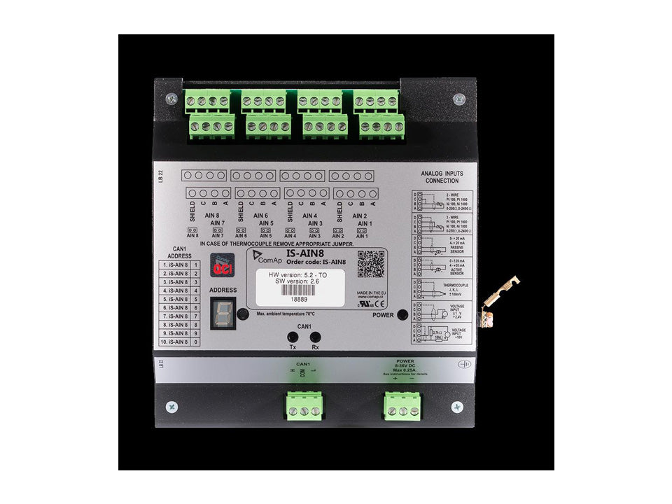 Inteli IS-AIN8 Analogue input module ComAp (IS-AIN8) – GS Components