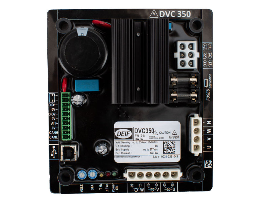 Régulateur de tension automatique AVR DVC 350 DEIF (DVC350)