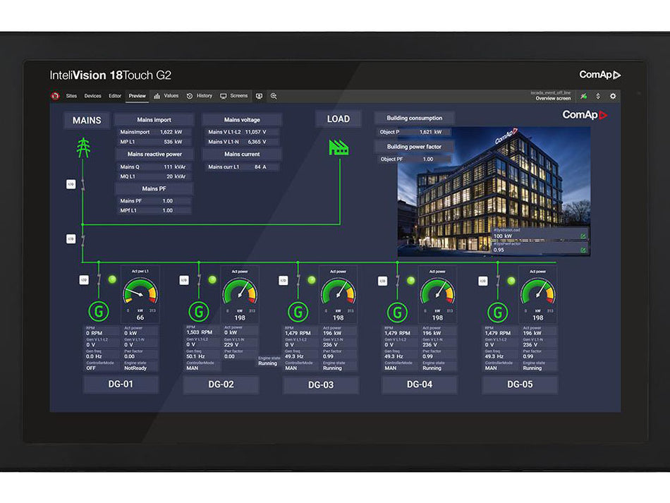 InteliVision 18 Touch G2 ComAp (RD2IV18TBPE)