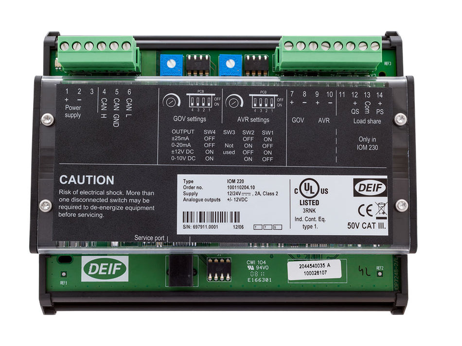IOM 220 analogue interface