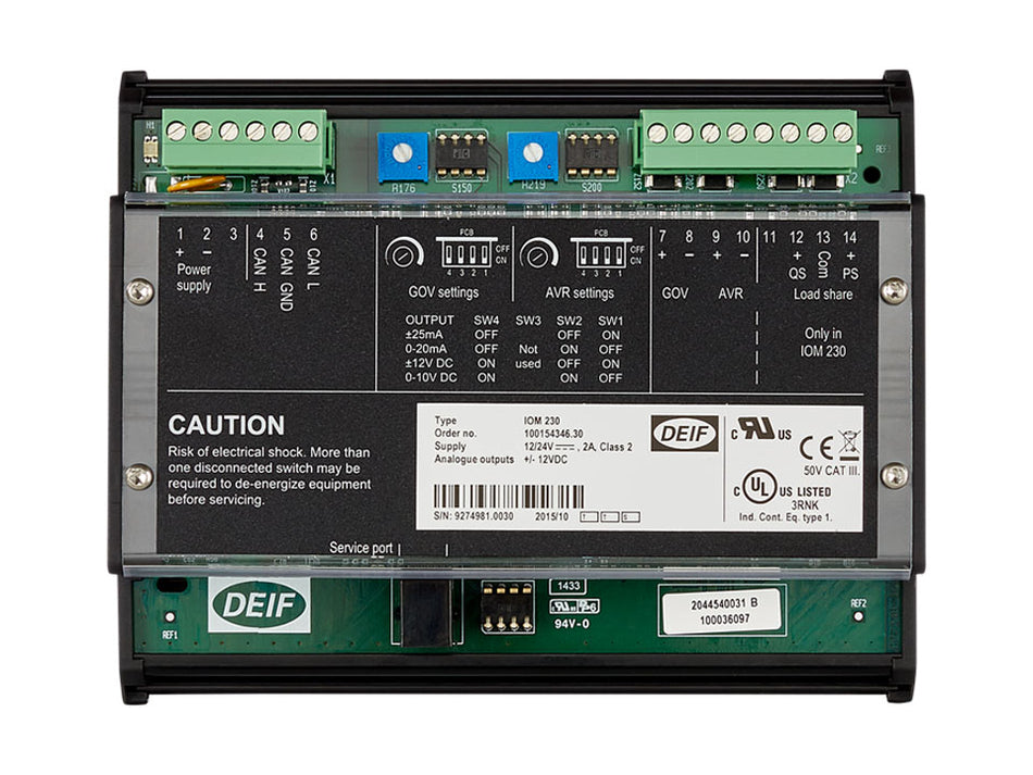 IOM230 Module d'extension DEIF (IOM230)